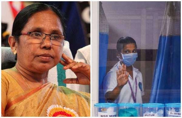 KK SHAILAJA, CORONA